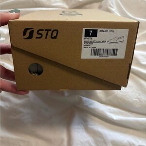 STQ Women's White Flats & Loafers